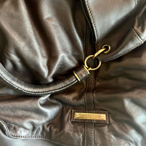 Burberry Slouch Shoulder Bag (chocolate brown) - Picture 9 of 15